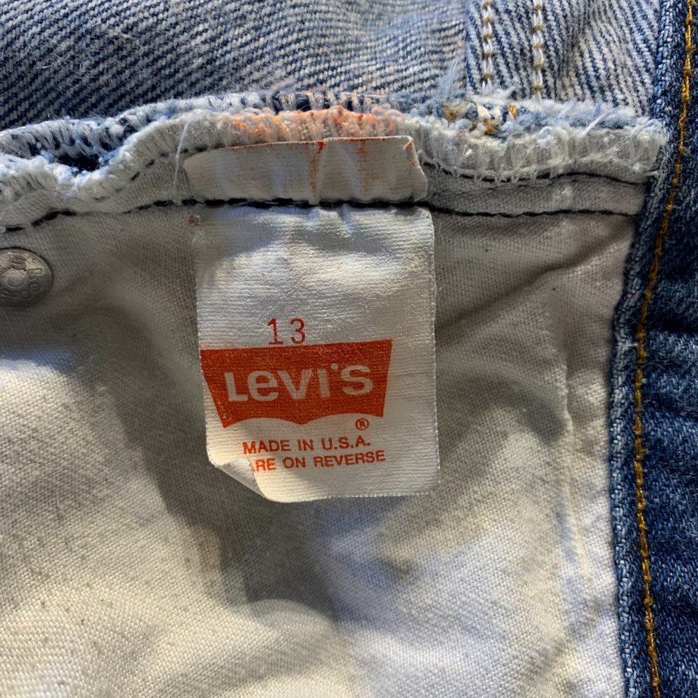 Levi’s Jeans 501 Vintage 80s Button Fly Denim Mom Jean High Waist 29x30 - Picture 5 of 5